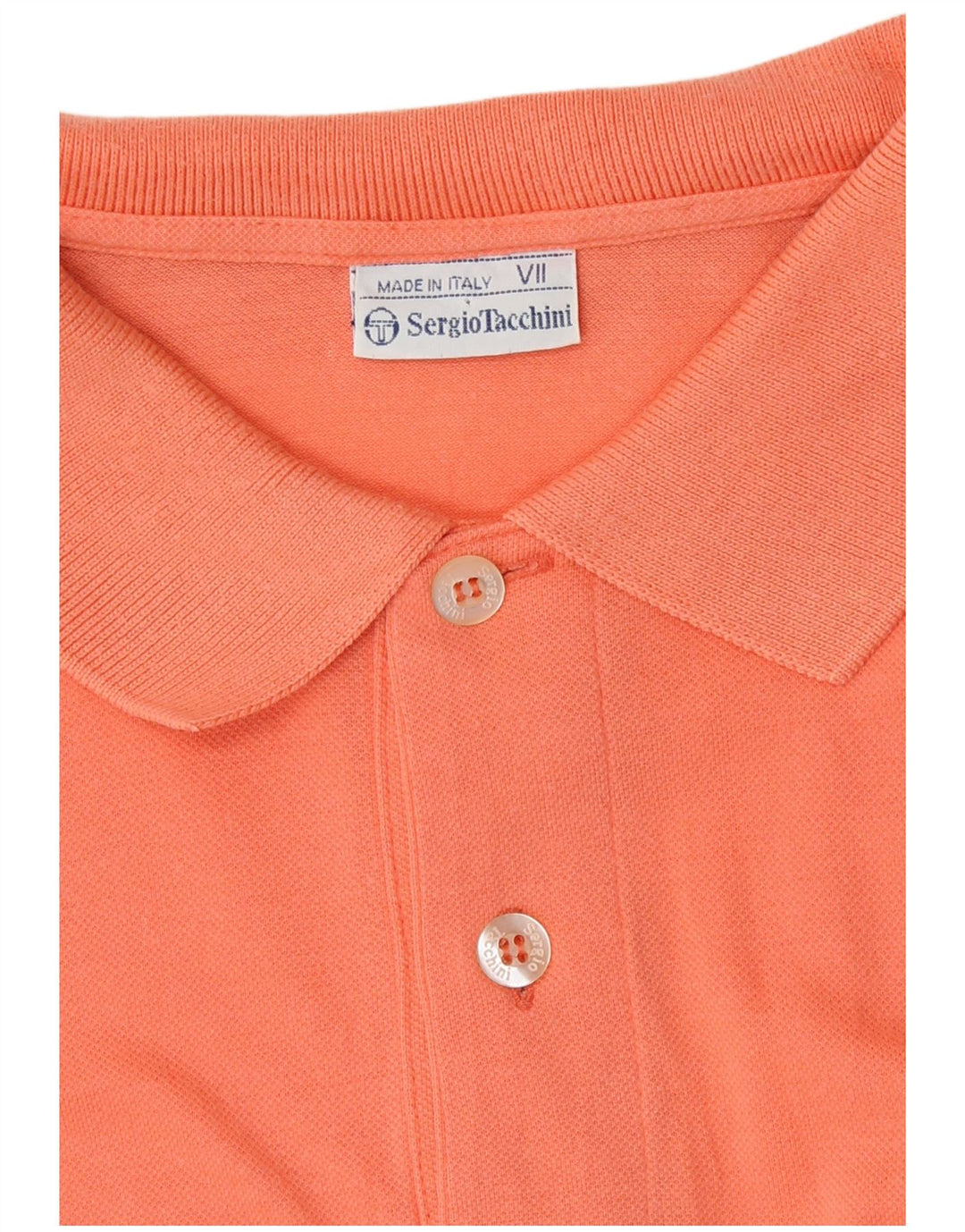 Sergio Tacchini Mens Polo Shirt XL Pink Cotton