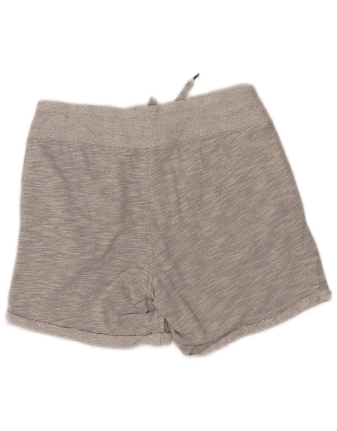 CALVIN KLEIN Womens Sport Shorts UK 10 Small  Grey Flecked Cotton