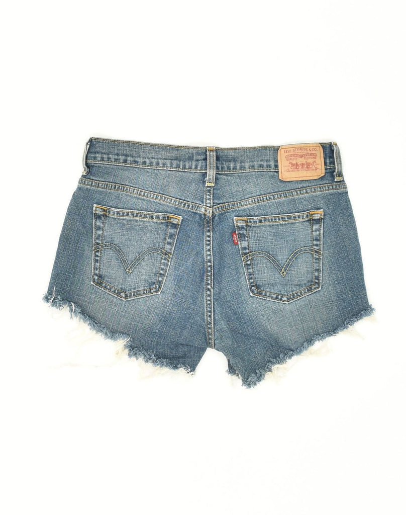 LEVI'S Womens 505 Denim Hot Pants W30 Medium  Blue Cotton | Vintage Levi's | Thrift | Second-Hand Levi's | Used Clothing | Messina Hembry 