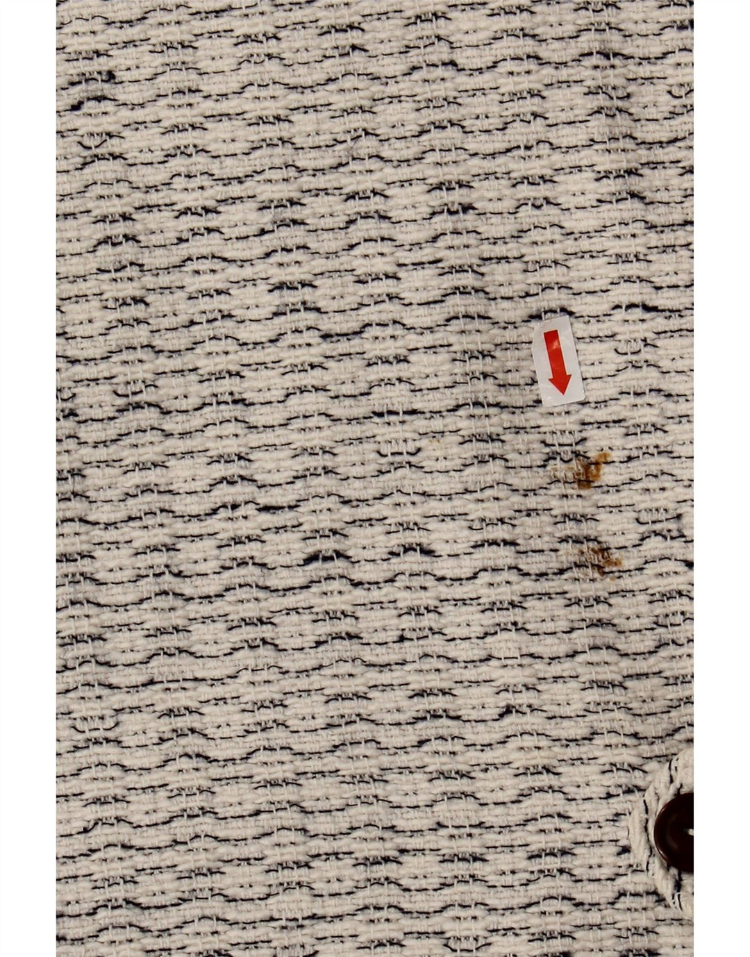 Vintage Mens Waistcoat Medium White Flecked