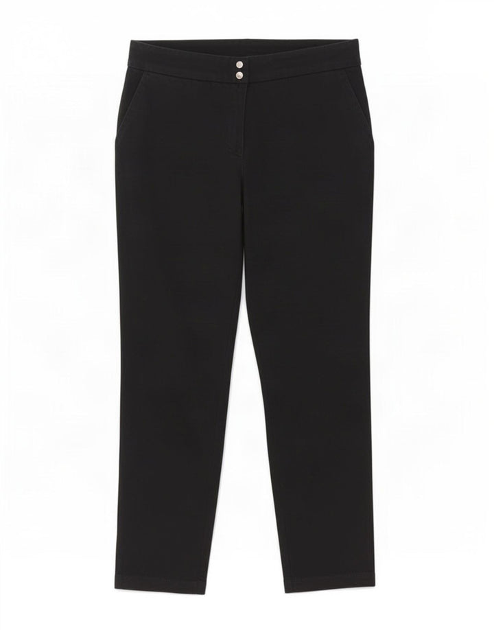 Trussardi Womens Cropped Trousers IT 44 Medium W28 L25 Black