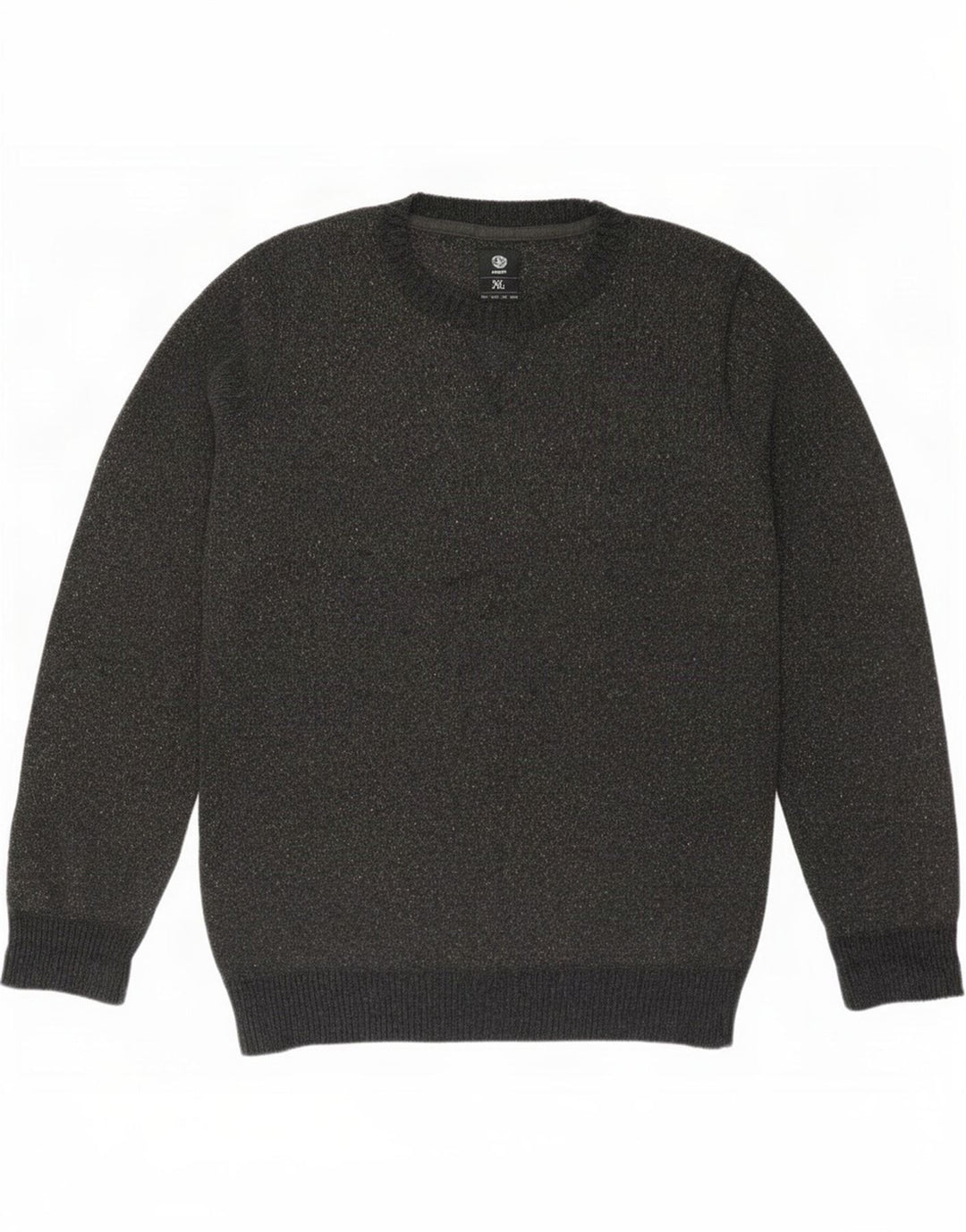 Element Mens Crew Neck Jumper Sweater XL Grey Flecked