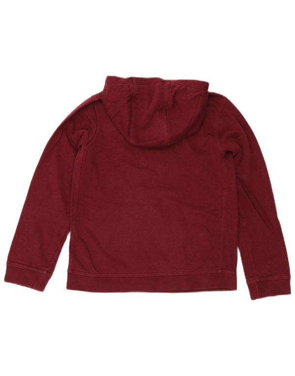 Nike Boys Hoodie Jumper 12-13 Years Large Burgundy Cotton