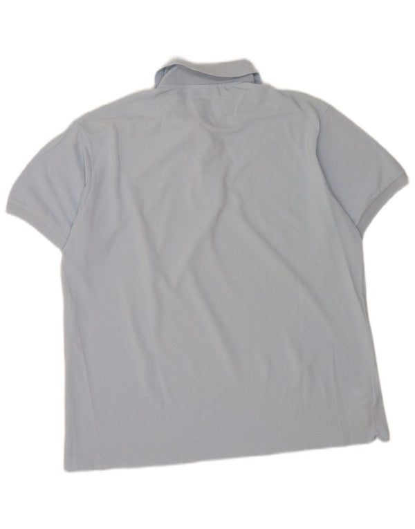 Lacoste Mens Classic Fit Polo Shirt Size 6 XL Blue Cotton
