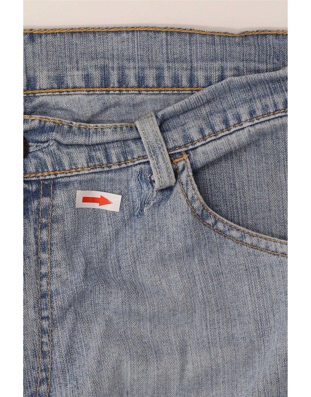 Levi's Mens Straight Jeans W32 L34 Blue Cotton