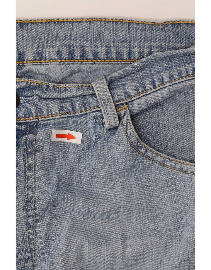 Levi's Mens Straight Jeans W32 L34 Blue Cotton