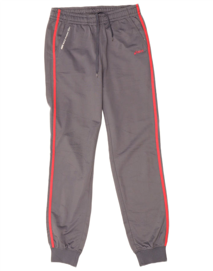 ASICS Womens Tracksuit Trousers Joggers UK 14 Medium Grey Polyester