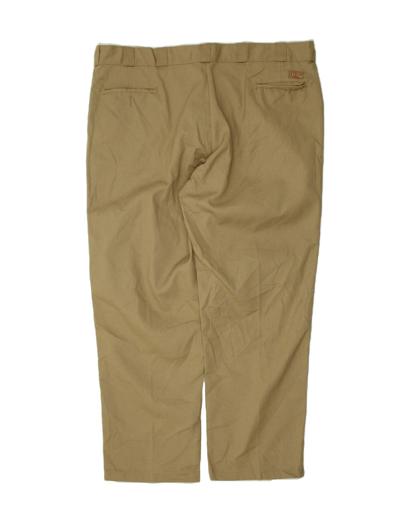 DICKIES Mens 874 Original Fit Chino Trousers W46 L32  Beige Polyester | Vintage Dickies | Thrift | Second-Hand Dickies | Used Clothing | Messina Hembry 