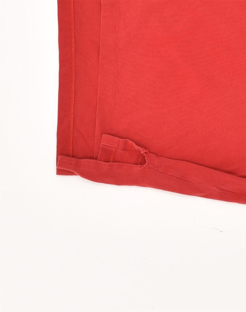 POLO RALPH LAUREN Mens Polo Shirt Medium Red Cotton | Vintage Polo Ralph Lauren | Thrift | Second-Hand Polo Ralph Lauren | Used Clothing | Messina Hembry 