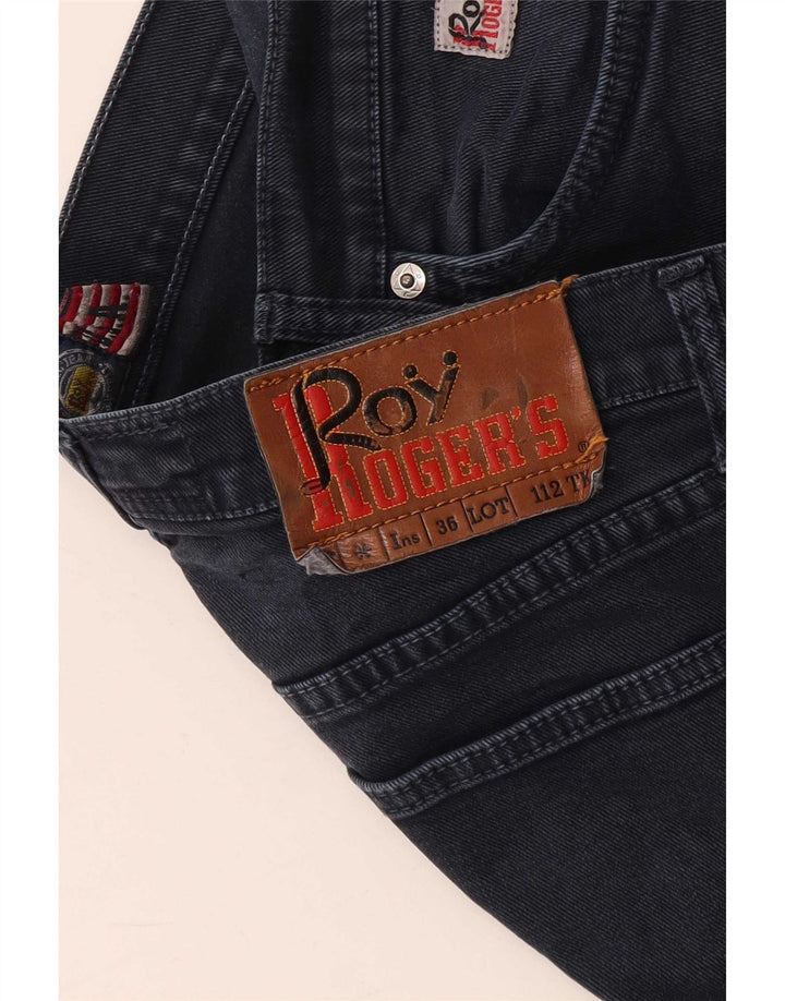 Roy Rogers Mens Straight Jeans W36 L28 Navy Blue