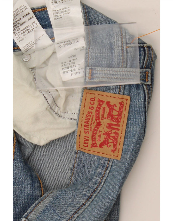 LEVI'S Womens Denim Shorts W30 Medium  Blue Cotton Vintage Levi's and Second-Hand Levi's from Messina Hembry 