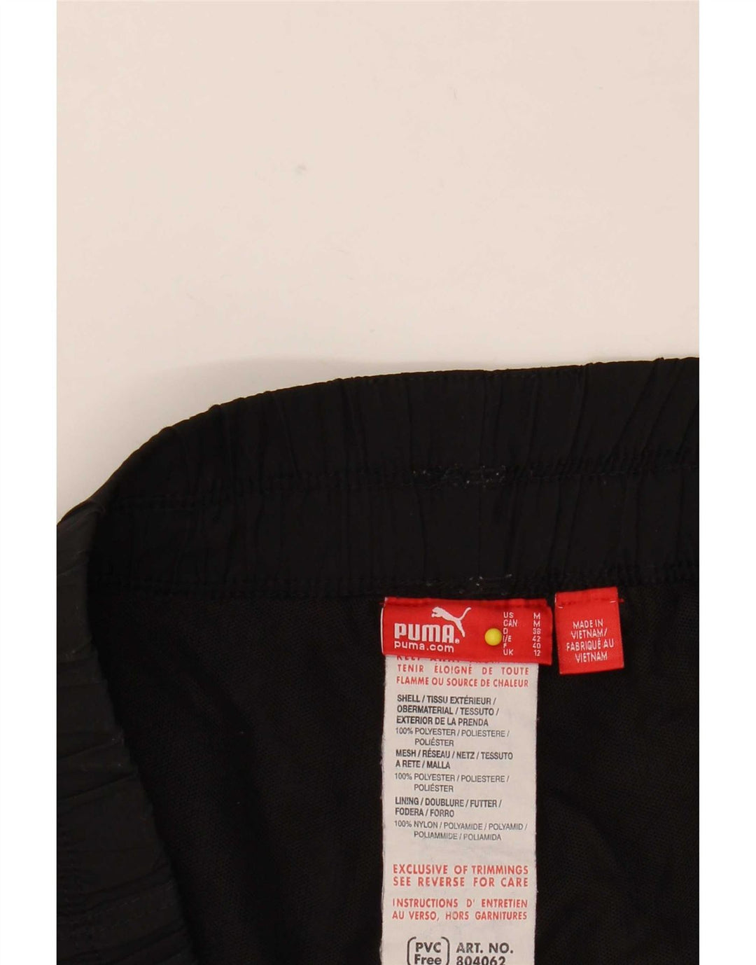 Puma Womens Joggers Cargo Trousers UK 12 Medium W32 L33 Black Polyester