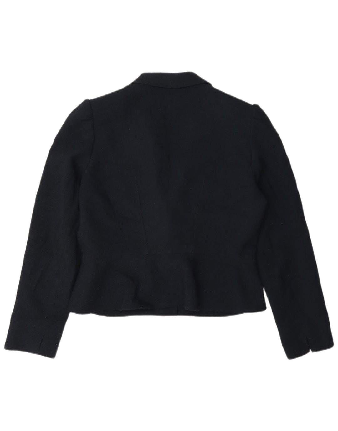 Hobbs Womens 2 Button Blazer Jacket UK 14 Large Navy Blue Polyester