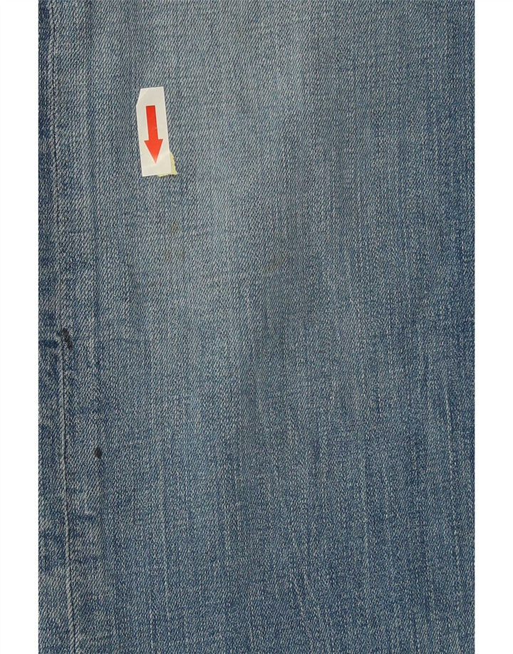 Lee Womens Luke Slim Jeans W33 L32 Blue Cotton