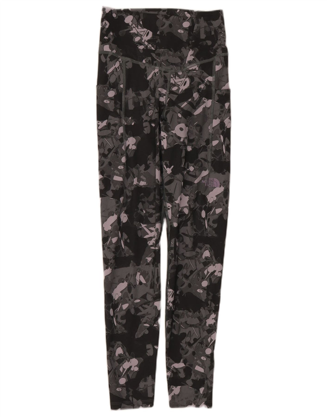The North Face Womens Abstract Pattern Leggings UK 8 Small Multicoloured