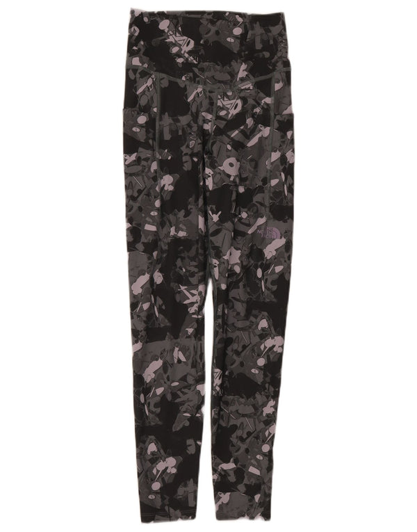 The North Face Womens Abstract Pattern Leggings UK 8 Small Multicoloured