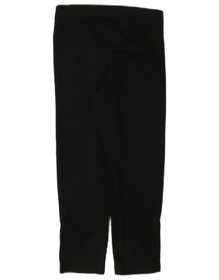 Nike Womens Dri Fit Graphic Capri Leggings UK 8 Small  Black Polyester