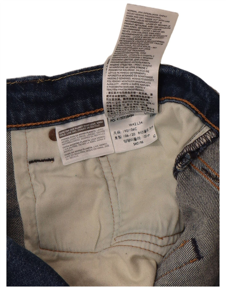 Levi's Mens 541 Tapered Jeans W42 L30 Blue Cotton