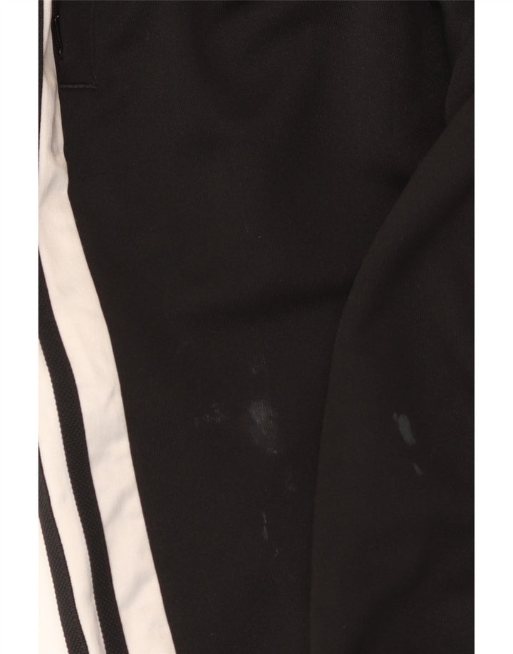 ADIDAS Mens Tracksuit Trousers Joggers Small  Black Polyester