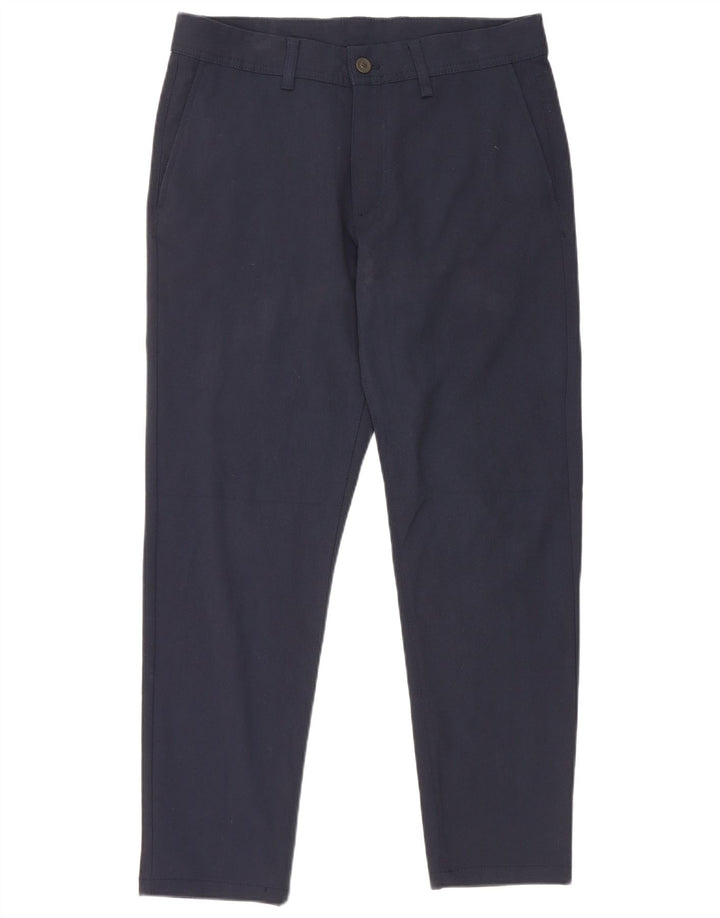 Zara Mens Slim Chino Trousers EU 40 Medium W31 L27 Navy Blue