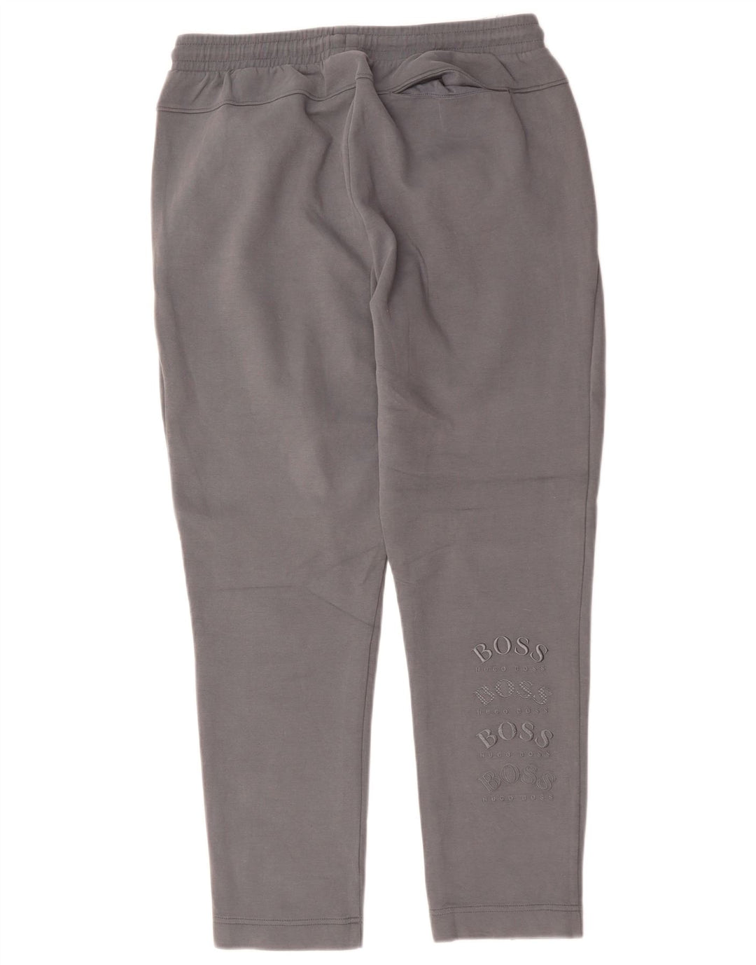 Hugo Boss Mens Graphic Tracksuit Trousers Large  Grey Cotton
