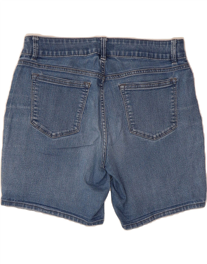 LEE Womens Riders Mid Rise Denim Shorts W34 Large Blue Vintage Lee and Second-Hand Lee from Messina Hembry 