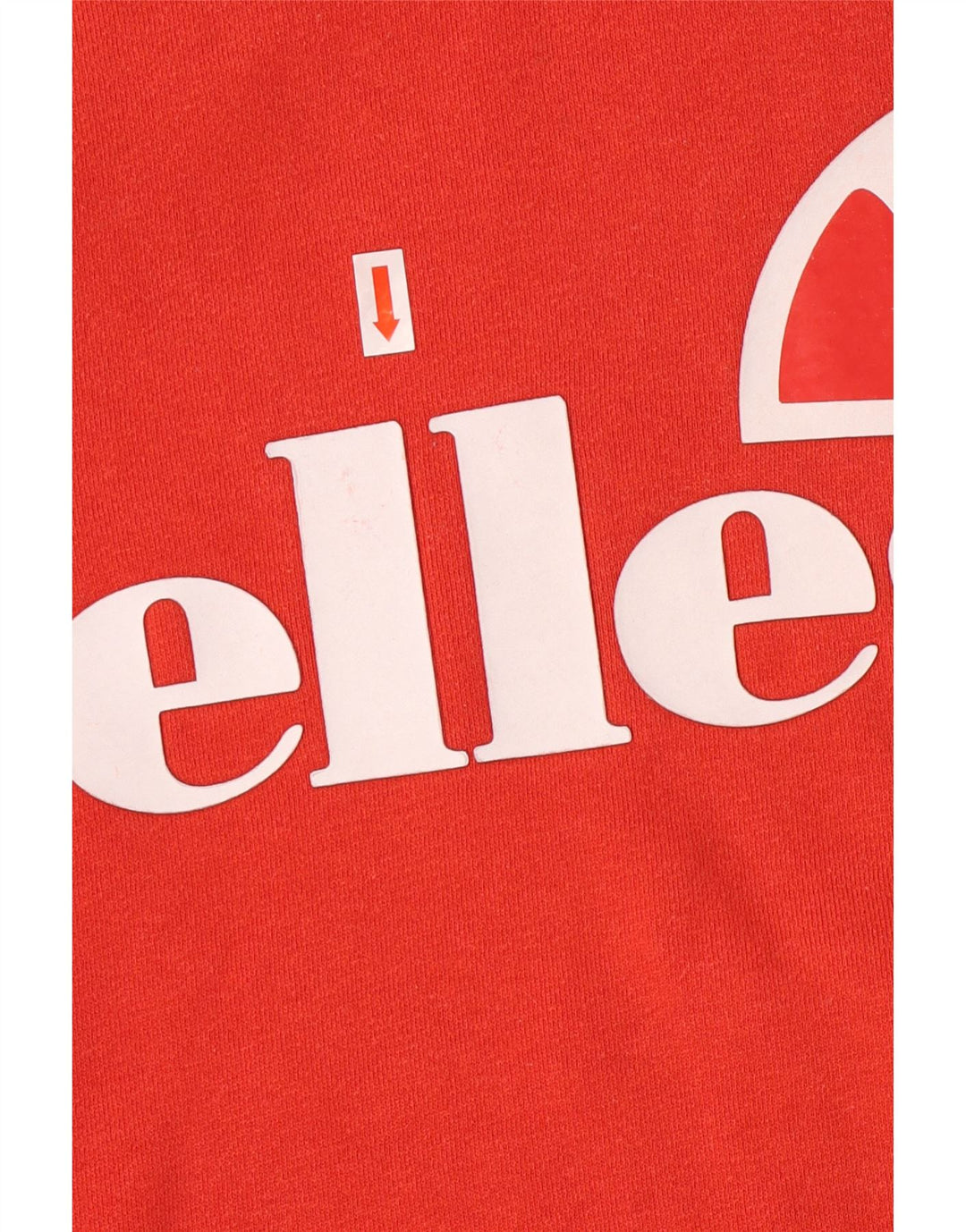 ELLESSE Mens Graphic Hoodie Jumper XS Red Cotton