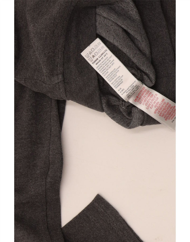 MARKS & SPENCER Girls Tracksuit Trousers 9-10 Years  Grey Cotton