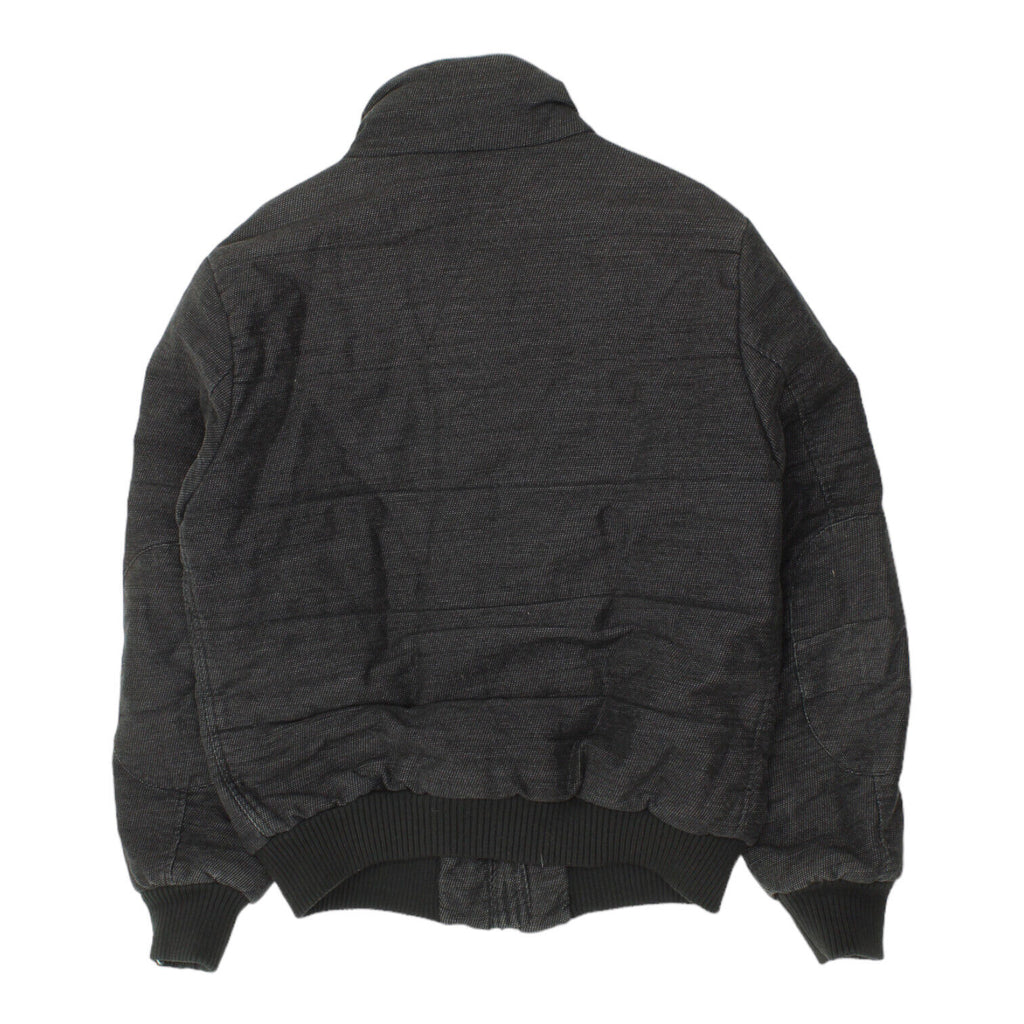 Best Company Mens Black Padded Bomber Style Jacket | Vintage High End Designer | Vintage Messina Hembry | Thrift | Second-Hand Messina Hembry | Used Clothing | Messina Hembry 