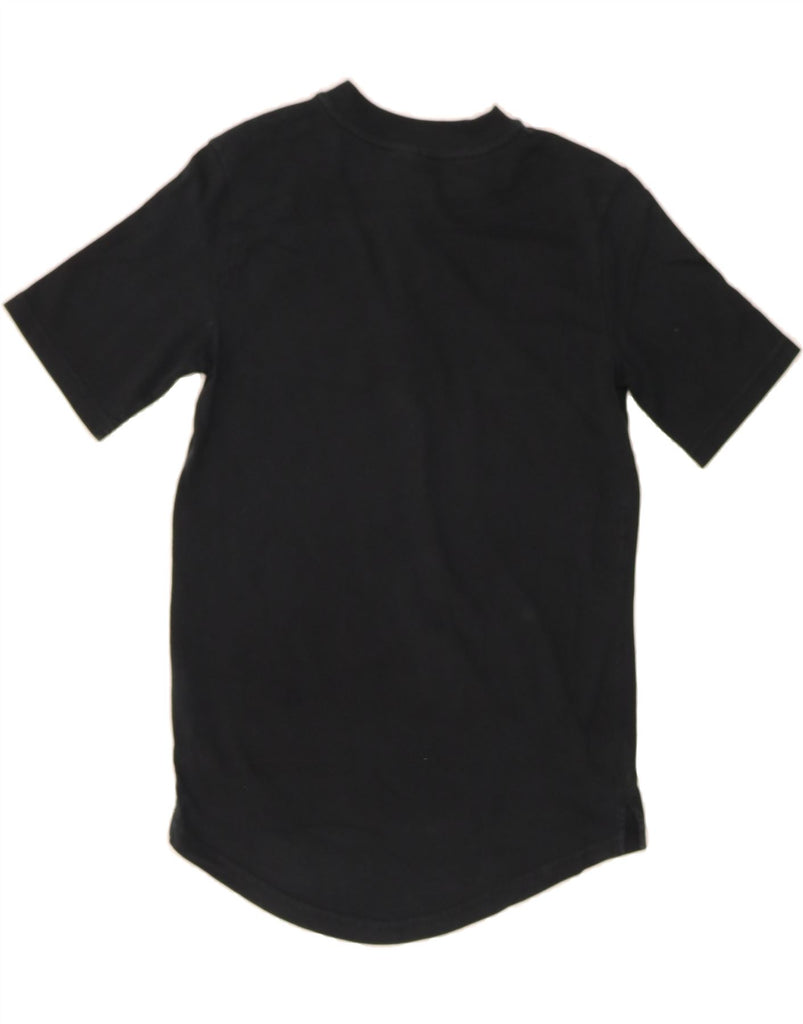 NIKE Girls T-Shirt Dress 9-10 Years Large Black Cotton Vintage Nike and Second-Hand Nike from Messina Hembry 