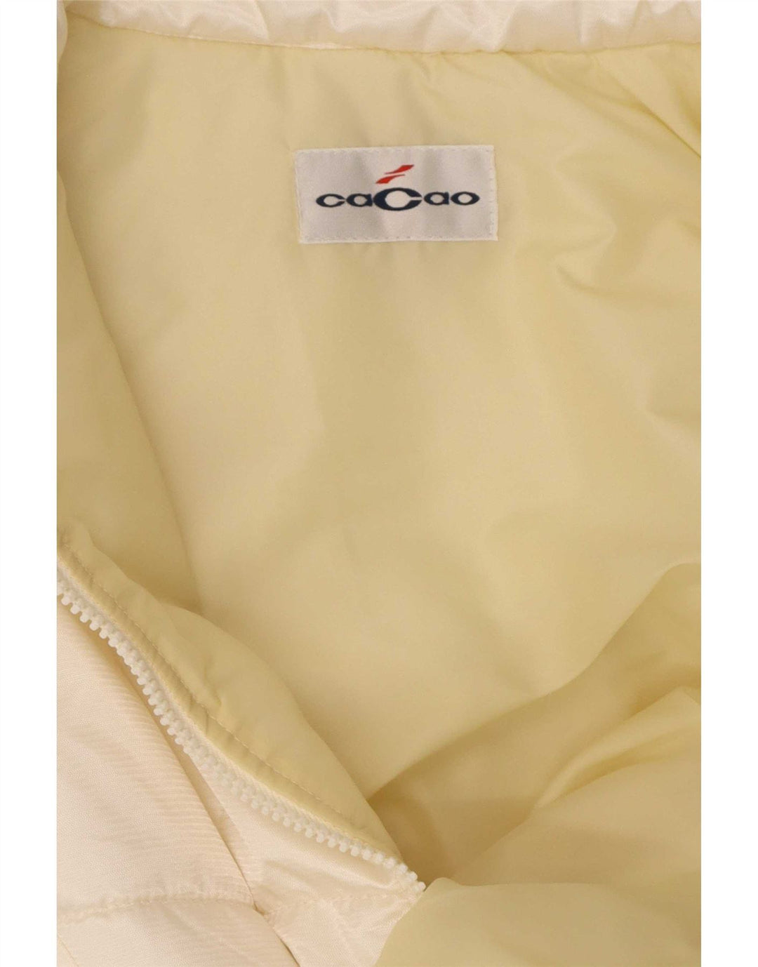 Cacao Womens Padded Gilet EU 38 Medium White Polyamide