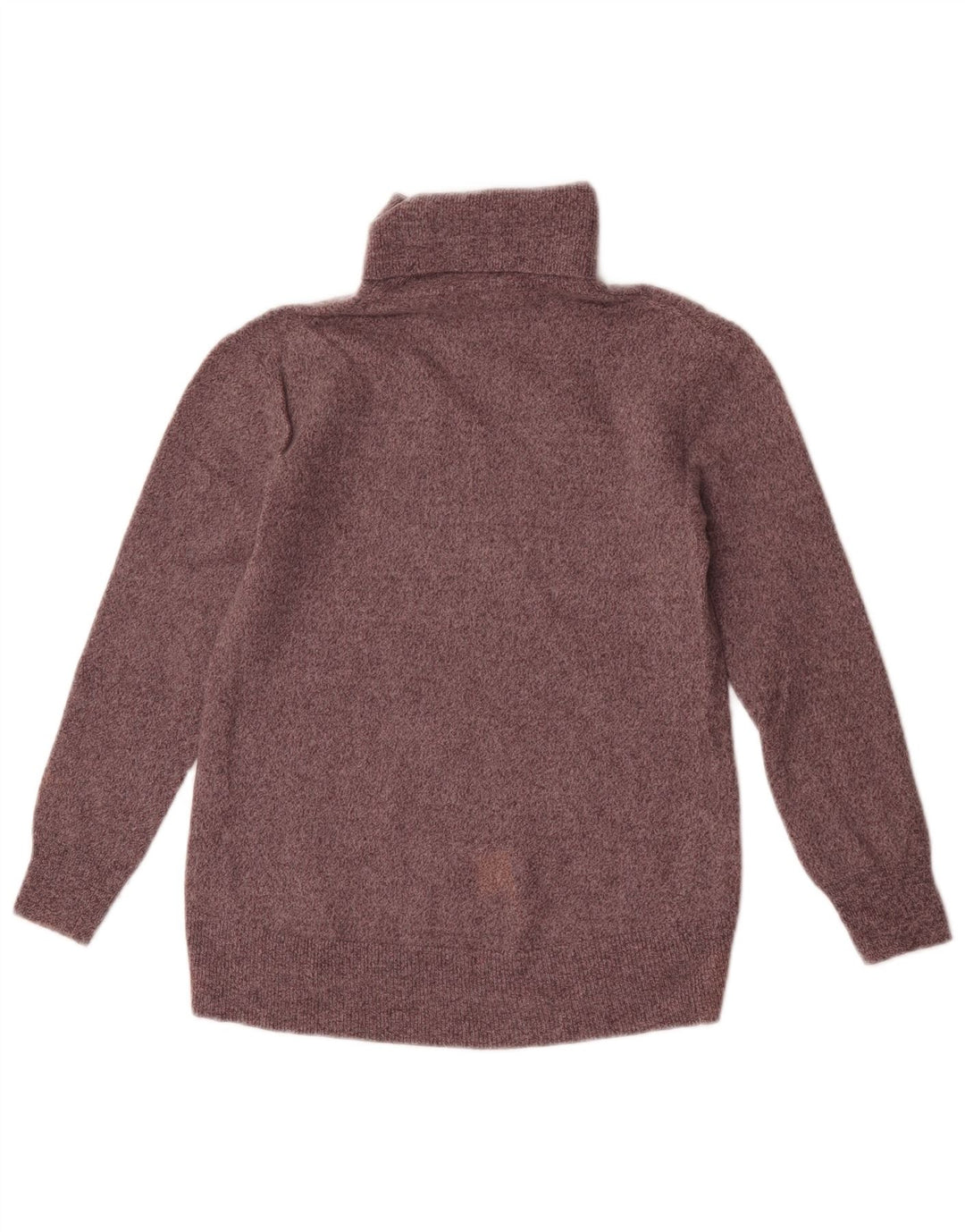 Massimo Dutti Womens Roll Neck Jumper Sweater UK 8 Small Grey Wool