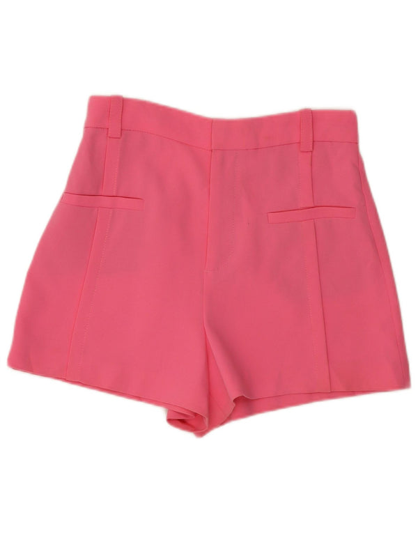 Zara Womens Casual Shorts Medium W28 Pink Polyester