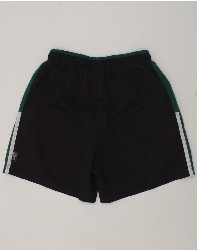 ADIDAS Boys Climalite Sport Shorts 11-12 Years Black Colourblock Polyester | Vintage Adidas | Thrift | Second-Hand Adidas | Used Clothing | Messina Hembry 