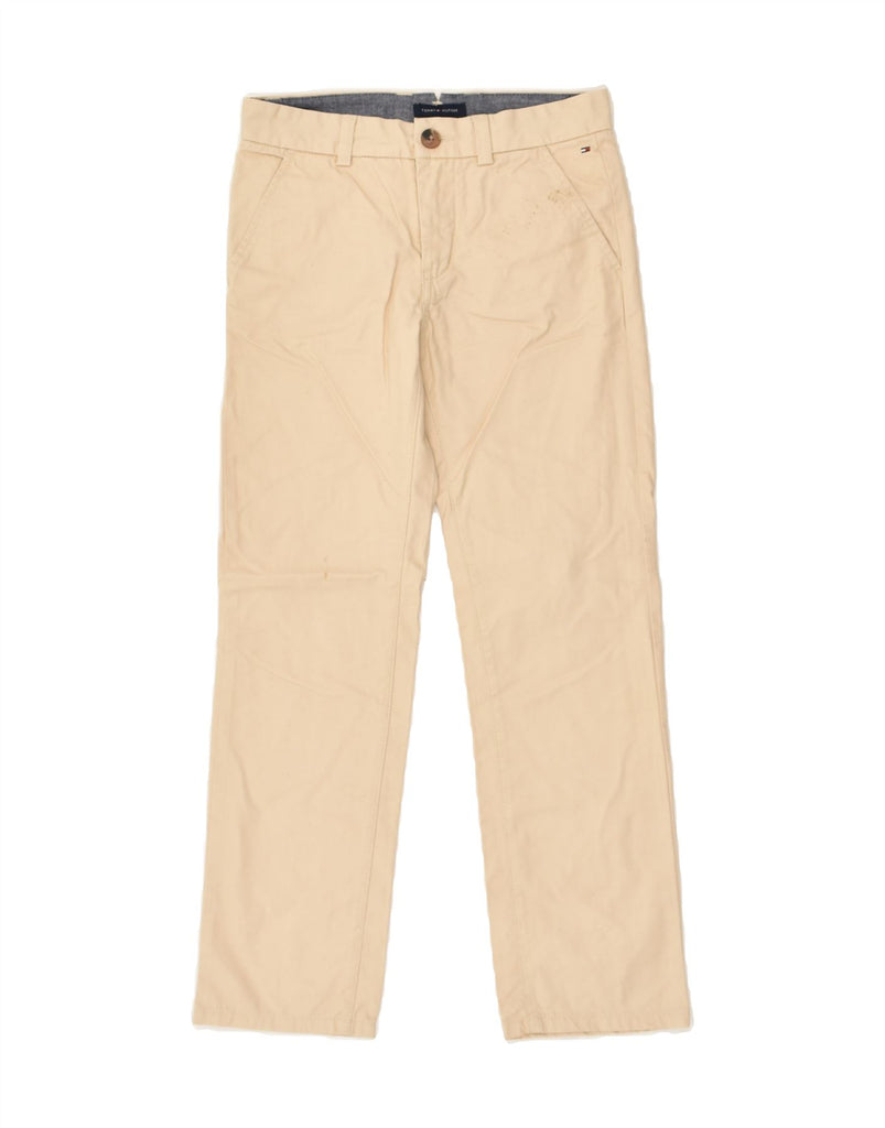 TOMMY HILFIGER Boys Straight Chino Trousers 9-10 Years W26 L26 Beige | Vintage Tommy Hilfiger | Thrift | Second-Hand Tommy Hilfiger | Used Clothing | Messina Hembry 