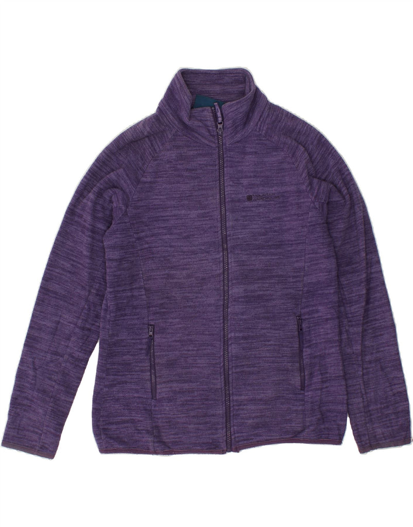 MOUNTAIN WAREHOUSE Womens Fleece Jacket UK 12 Medium Purple Polyester Vintage Mountain Warehouse and Second-Hand Mountain Warehouse from Messina Hembry 