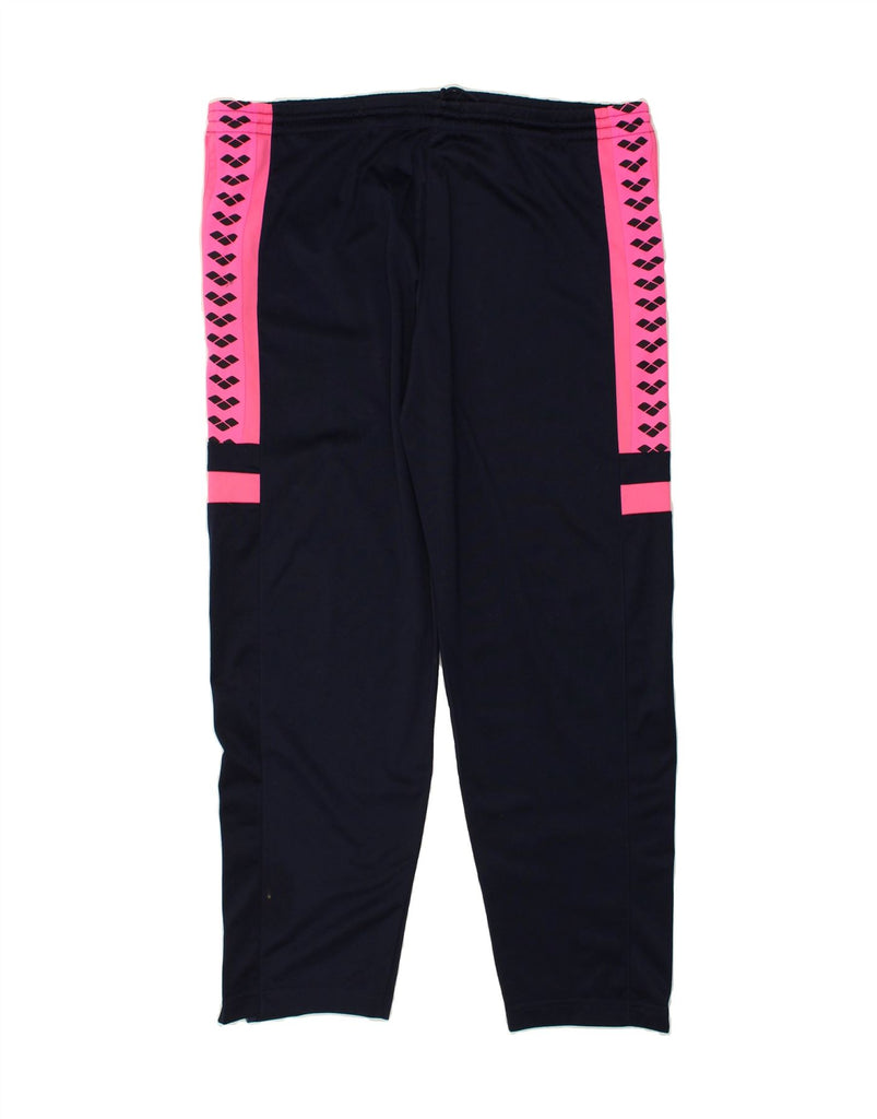 ARENA Womens Graphic Tracksuit Trousers XL Navy Blue Vintage Arena and Second-Hand Arena from Messina Hembry 