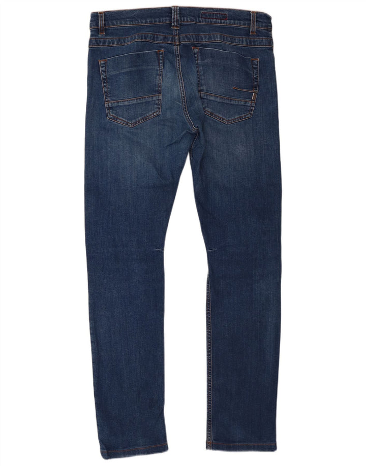 Bikkembergs Mens Slim Jeans W34 L32 Blue
