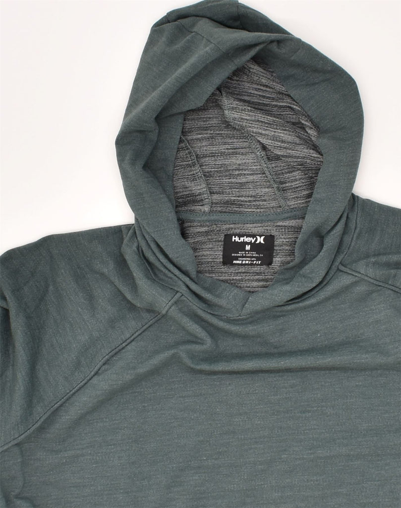 HURLEY Mens Hoodie Jumper Medium Grey Cotton | Vintage Hurley | Thrift | Second-Hand Hurley | Used Clothing | Messina Hembry 