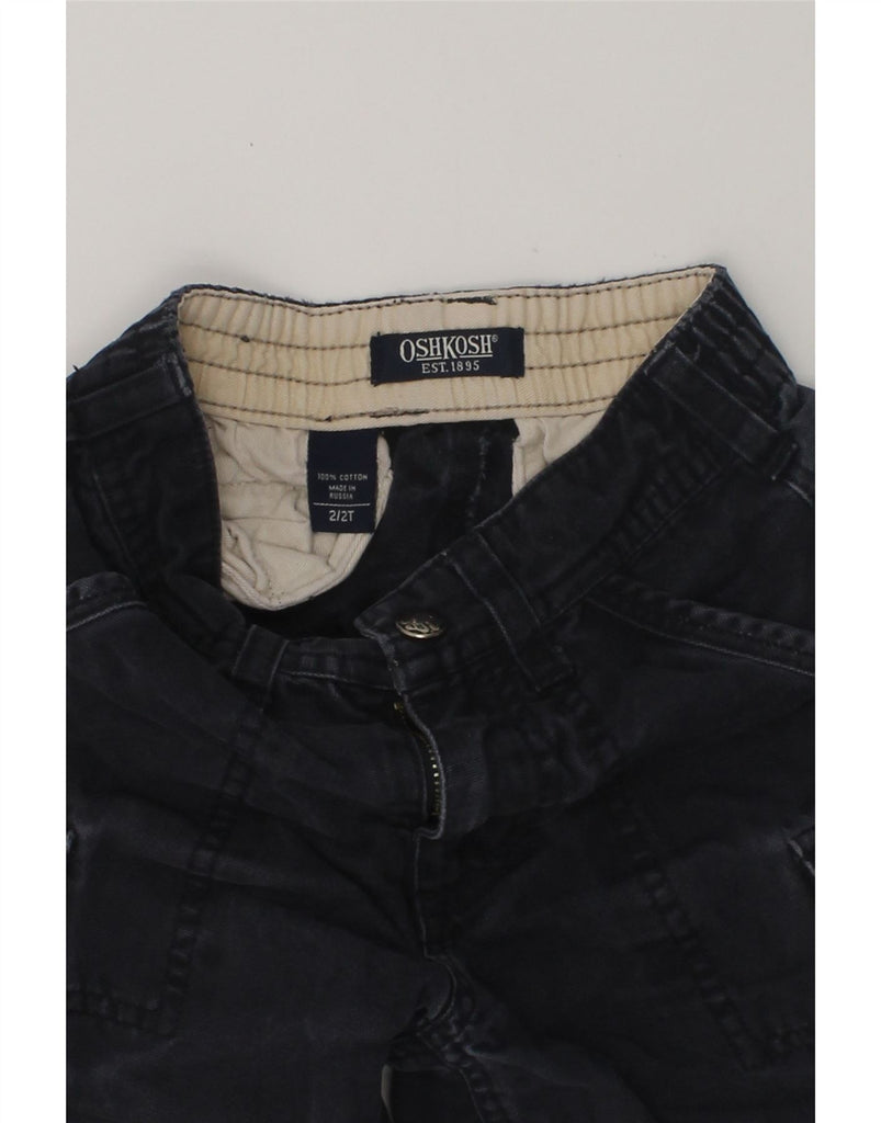 OSH KOSH Baby Boys Cargo Shorts 18-24 Months W20  Navy Blue Cotton | Vintage Osh Kosh | Thrift | Second-Hand Osh Kosh | Used Clothing | Messina Hembry 