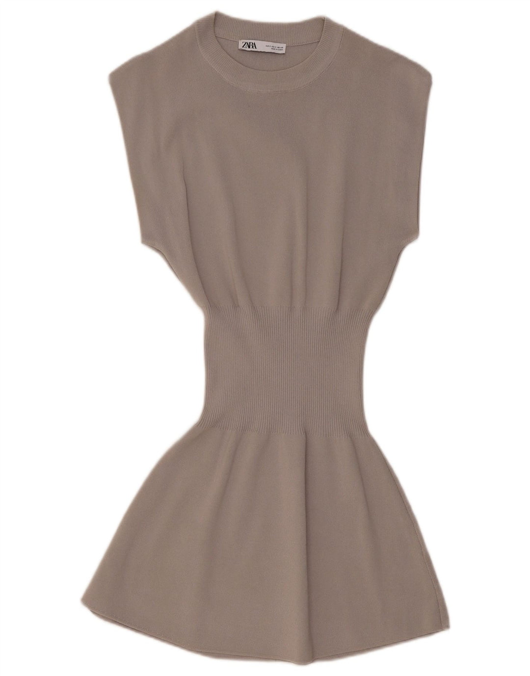 ZARA Womens Jumper Dress UK 8 Small Grey