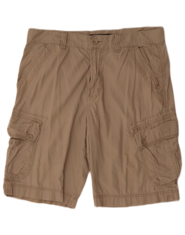 Calvin Klein Mens Cargo Shorts W34 Large  Beige Cotton