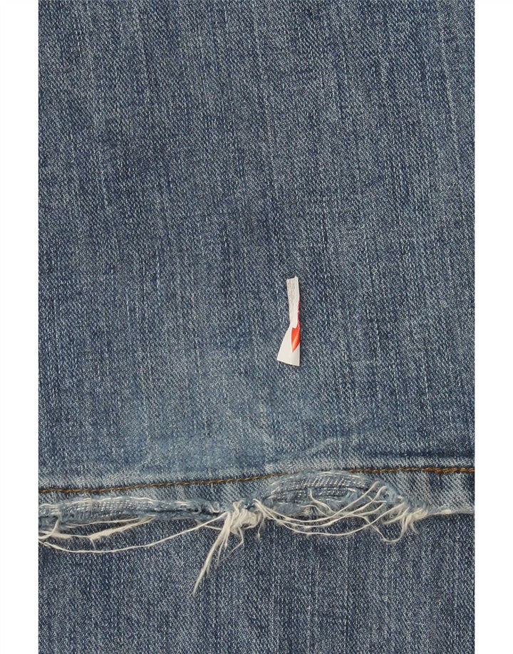 Lee Mens Relaxed Fit Straight Jeans W38 L29 Blue Cotton