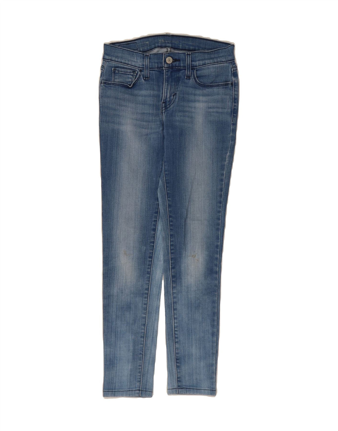 LEVI'S Womens Skinny Jeans W25 L26 Blue Cotton Vintage Levi's and Second-Hand Levi's from Messina Hembry 