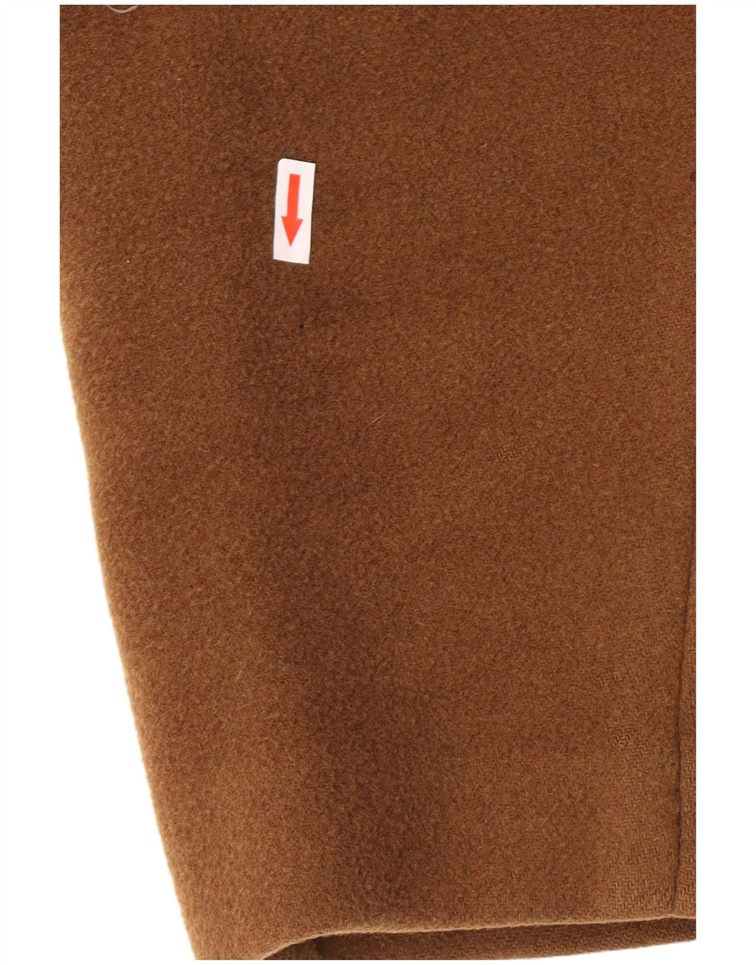 Brooklyn Mens Hooded Duffle Coat IT 52 XL Brown Wool