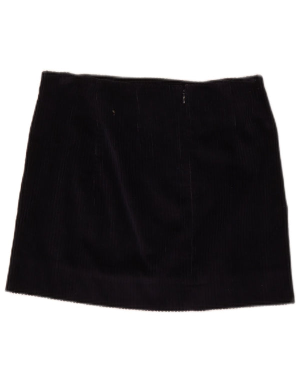 Cos Womens Mini Corduroy Skirt EU 34 XS W30 Black Cotton