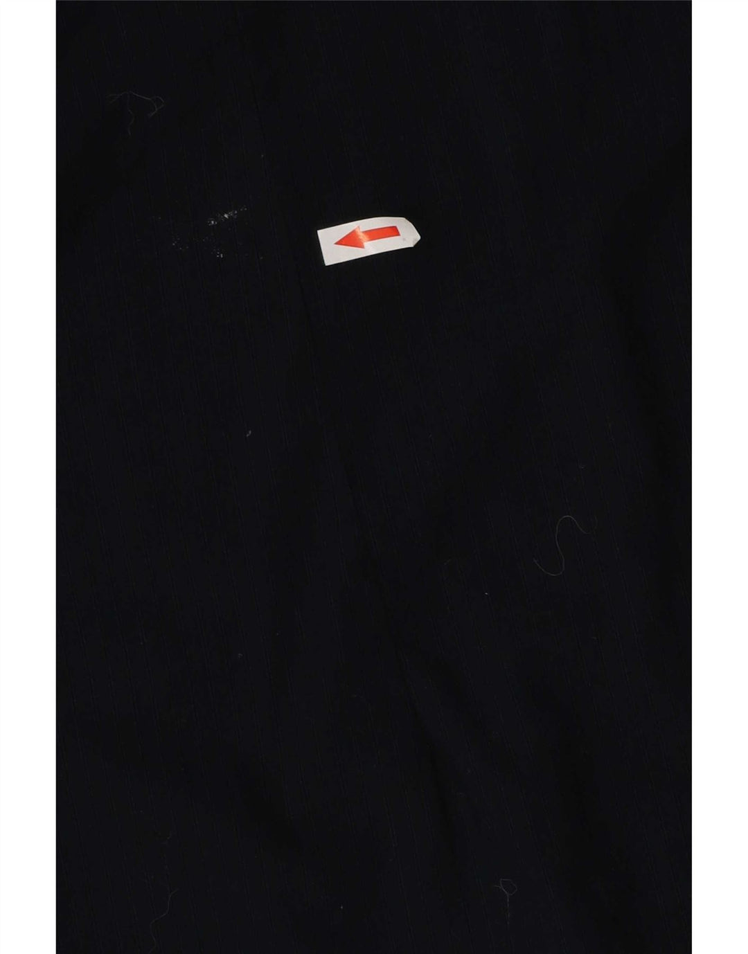 Gas Mens Shirt Medium Navy Blue Striped Cotton