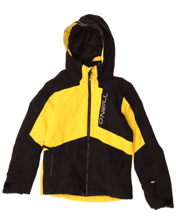 O'Neill Boys Graphic Windbreaker Jacket 12-13 Years Black Colourblock