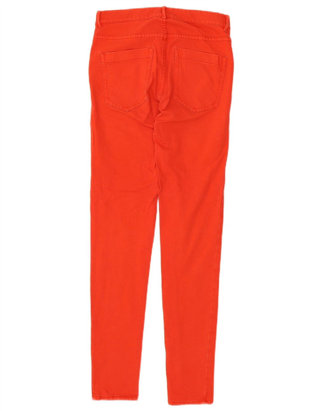 FRENCH CONNECTION Womens Skinny Jeans UK 8 Small W25 L30  Orange Cotton
