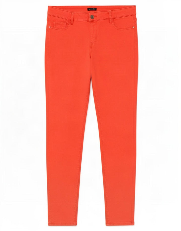 Massimo Dutti Womens Skinny Jeans EU 40 Medium W30 L29 Red